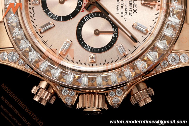 Rolex - Daytona 126535 40mm Gain Weight RG/RU RG/Dia QF V13 JH4131 Free Sprung