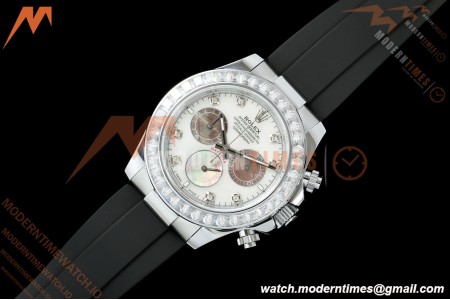 Rolex - Daytona 126589 40mm Gain Weight SS/RU MOP/Dia QF V13 JH4131 Free Sprung