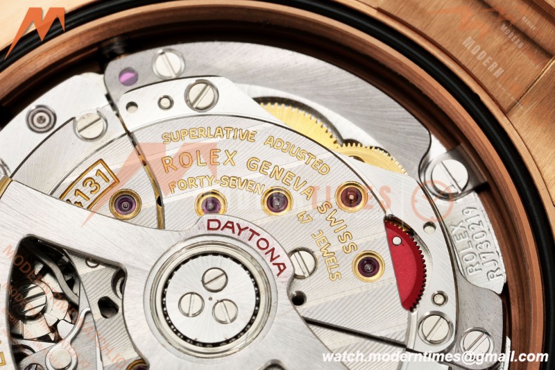 Rolex - Daytona 126595 40mm Gain Weight RG/RG RG/Dia QF V13 JH4131 Free Sprung