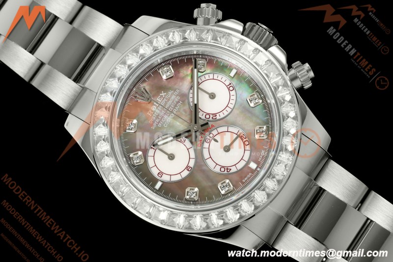 Rolex - Daytona 126579 40mm Gain Weight SS/SS MOP/Dia QF V13 JH4131 Free Sprung