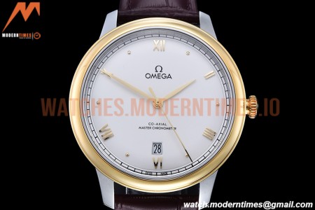 Omega - De Ville Prestige YG/SS/LE White MKF A8800