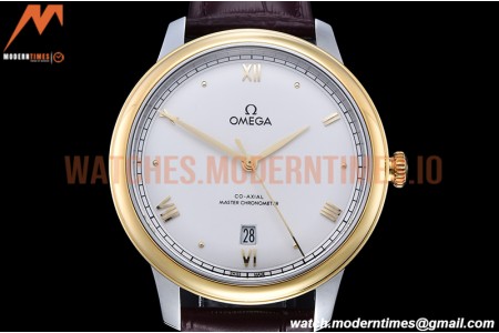 Omega - De Ville Prestige YG/SS/LE White MKF A8800