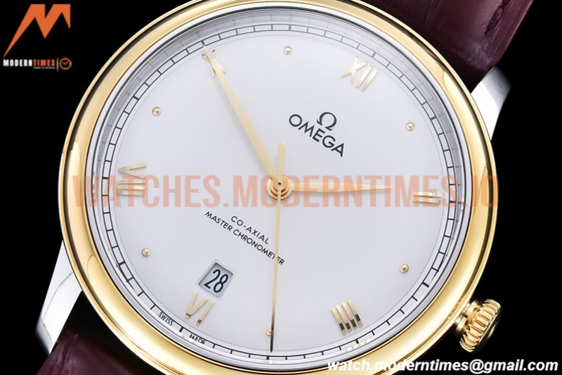 Omega - De Ville Prestige YG/SS/LE White MKF A8800