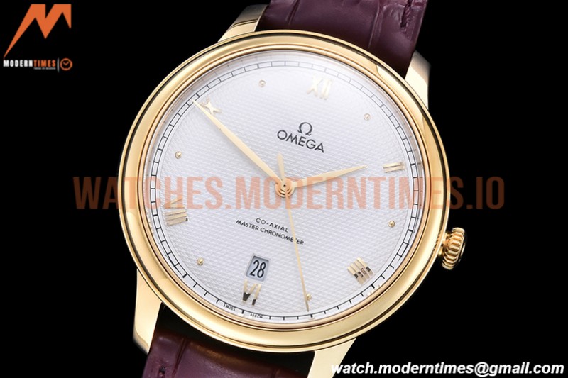 Omega - De Ville Prestige YG/LE Wht-G/Dia MKF A8800