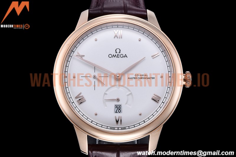 Omega - De Ville Prestige Reserve RG/LE Wht/Rm MKF A8810
