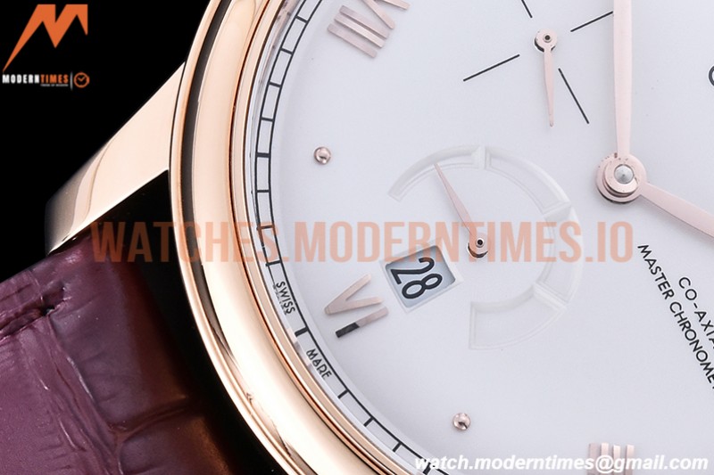 Omega - De Ville Prestige Reserve RG/LE Wht/Rm MKF A8810