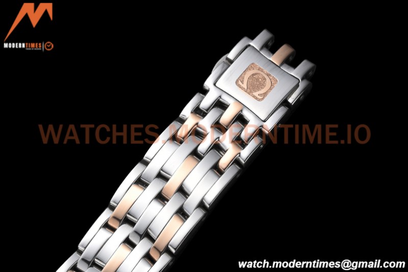 Omega - De Ville Prestige Ladies 32.7mm SS/RG White Mop GDF MY8215