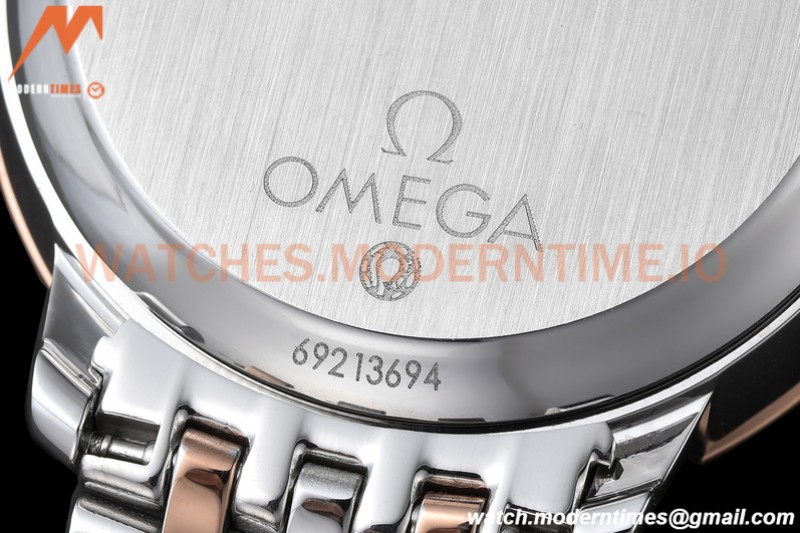 Omega - De Ville Prestige Ladies 32.7mm SS/RG White Mop GDF MY8215