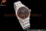 Omega - De Ville Prestige Ladies 32.7mm SS/RG Brown GDF MY8215