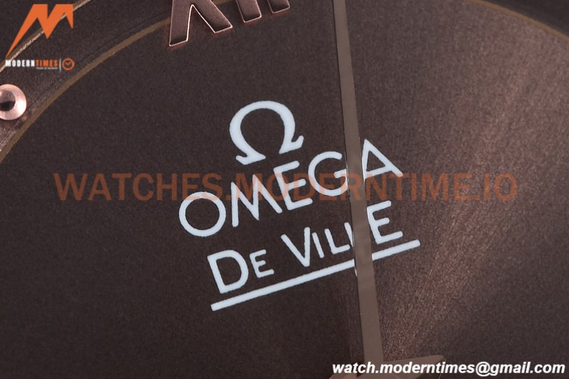 Omega - De Ville Prestige Ladies 32.7mm SS/RG Brown GDF MY8215