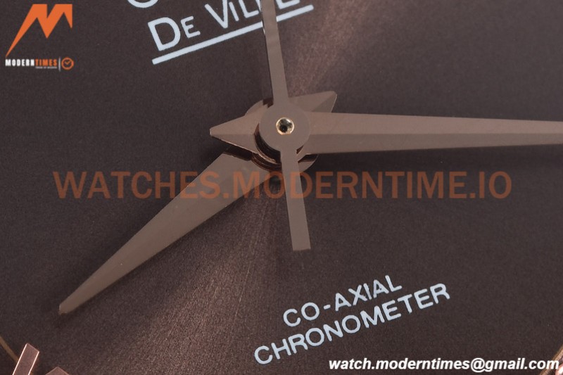 Omega - De Ville Prestige Ladies 32.7mm SS/RG Brown GDF MY8215