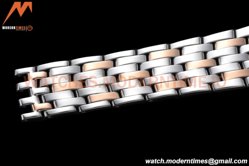 Omega - De Ville Prestige Ladies 32.7mm SS/RG Pink Textured GDF MY8215