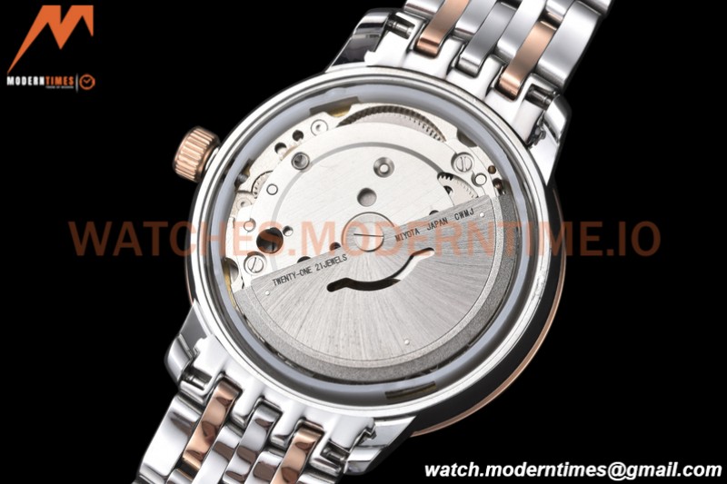 Omega - De Ville Prestige Ladies 32.7mm SS/RG Pink Textured GDF MY8215