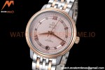 Omega - De Ville Prestige Ladies 32.7mm SS/RG Pink Textured GDF MY8215