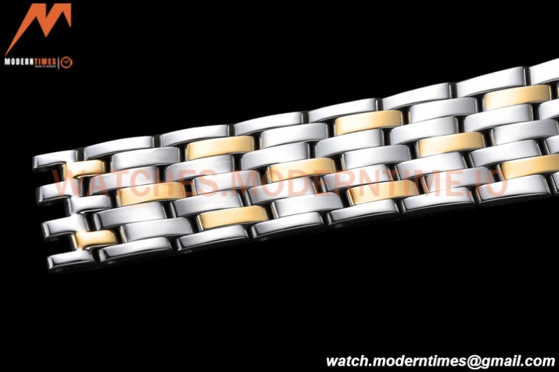 Omega - De Ville Prestige Ladies 32.7mm SS/YG Gold Textured GDF MY8215