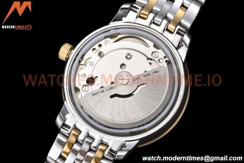 Omega - De Ville Prestige Ladies 32.7mm SS/YG Gold Textured GDF MY8215