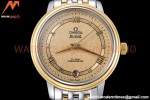 Omega - De Ville Prestige Ladies 32.7mm SS/YG Gold Textured GDF MY8215