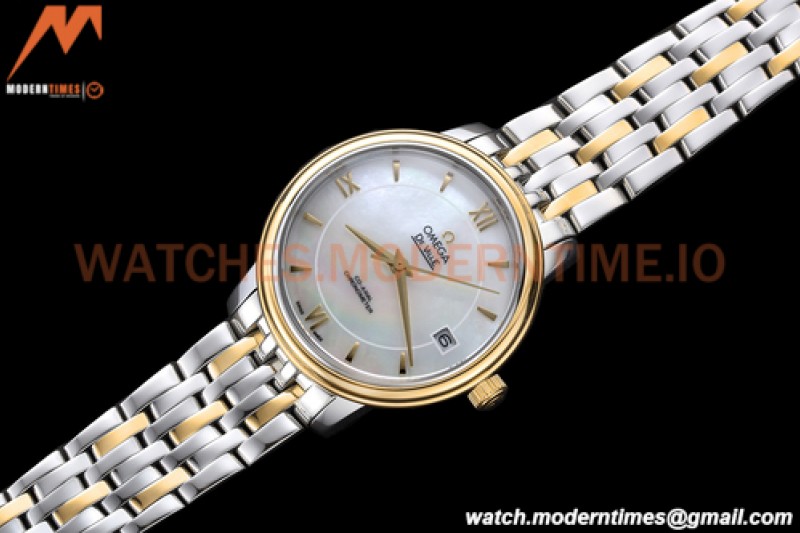 Omega - De Ville Prestige Ladies 32.7mm SS/YG White MOP GDF MY8215