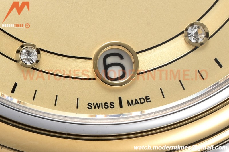 Omega - De Ville Prestige Ladies 32.7mm SS/YG Gold GDF MY8215