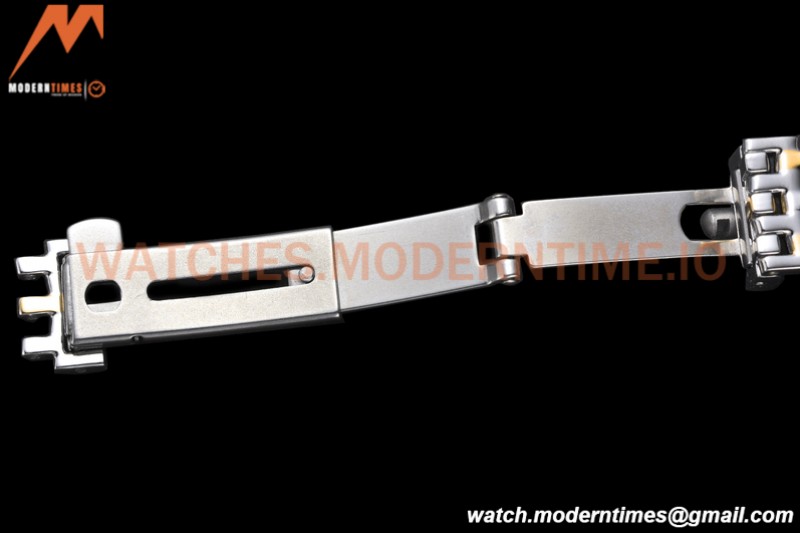 Omega - De Ville Prestige Ladies 32.7mm SS/YG White Textured GDF MY8215