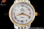 Omega - De Ville Prestige Ladies 32.7mm SS/YG White Textured GDF MY8215
