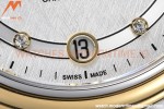 Omega - De Ville Prestige Ladies 32.7mm SS/YG White Textured GDF MY8215