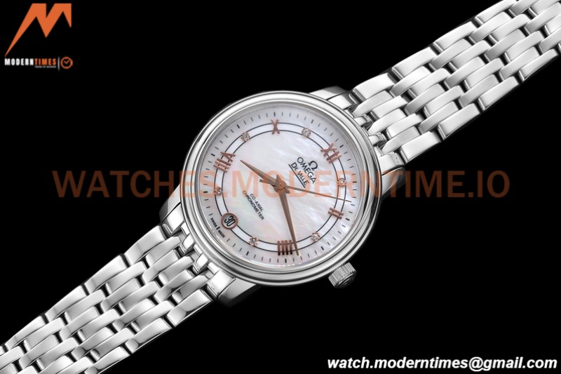 Omega - De Ville Prestige Ladies 32.7mm SS/SS White MOP GDF MY8215