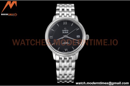 Omega - De Ville Prestige Ladies 32.7mm SS/SS Black GDF MY8215