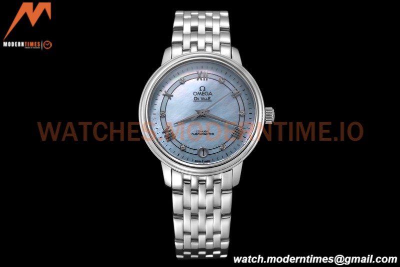 Omega - De Ville Prestige Ladies 32.7mm SS/SS Ice Blue GDF MY8215