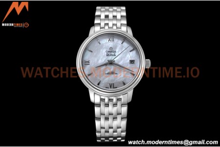 Omega - De Ville Prestige Ladies 32.7mm SS/SS White SS Mop GDF MY8215