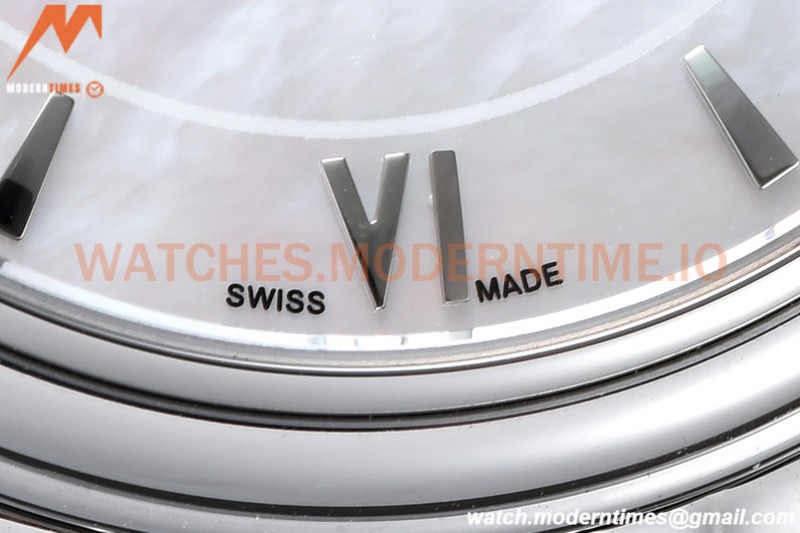 Omega - De Ville Prestige Ladies 32.7mm SS/SS White SS Mop GDF MY8215