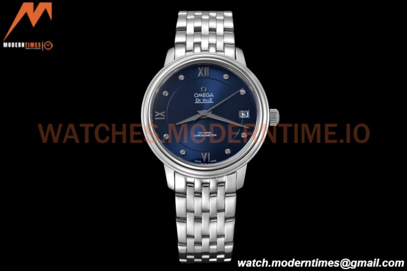 Omega - De Ville Prestige Ladies 32.7mm SS/SS Navy GDF MY8215