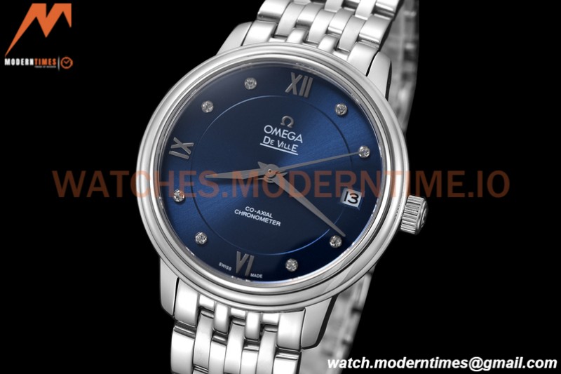 Omega - De Ville Prestige Ladies 32.7mm SS/SS Navy GDF MY8215