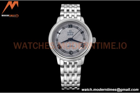 Omega - De Ville Prestige Ladies 32.7mm SS/SS Grey Textured GDF MY8215