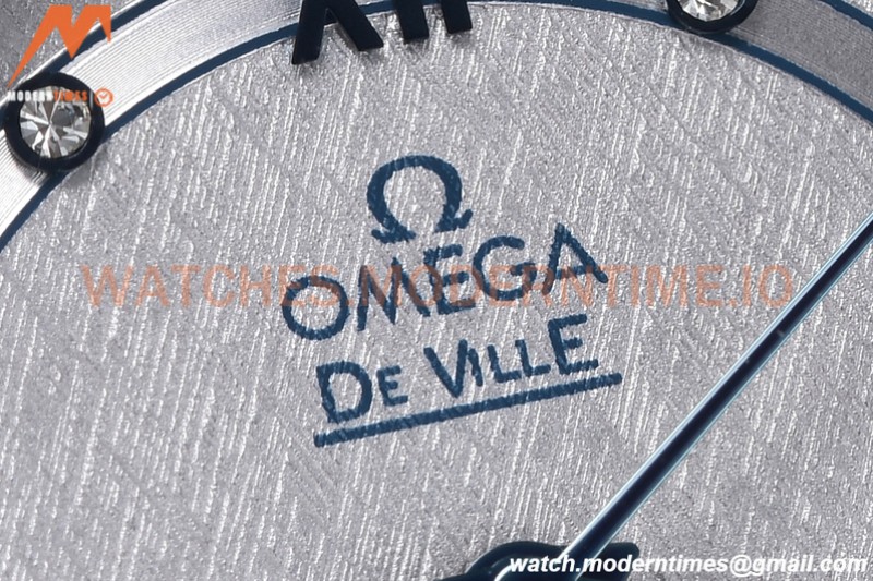 Omega - De Ville Prestige Ladies 32.7mm SS/SS Grey Textured GDF MY8215