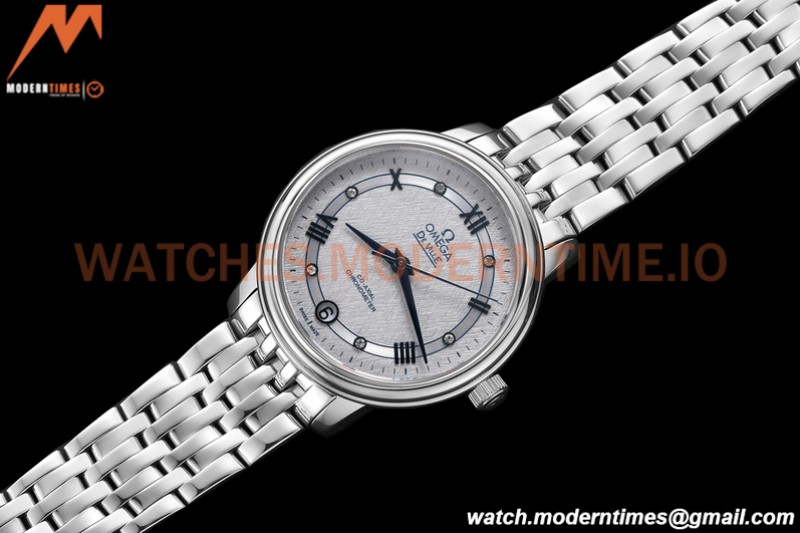 Omega - De Ville Prestige Ladies 32.7mm SS/SS Grey Textured GDF MY8215