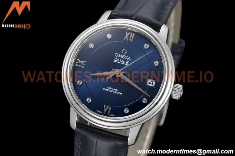 Omega - De Ville Prestige Ladies 32.7mm SS/LE Blue GDF MY8215