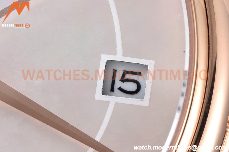 Omega - De Ville Prestige Ladies 32.7mm RG/LE White Mop GDF MY8215