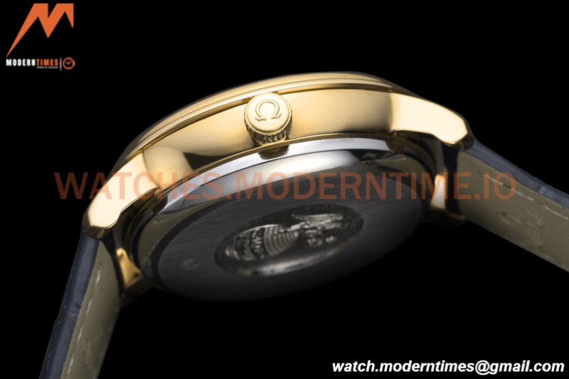 Omega - De Ville Prestige Ladies 32.7mm YG/LE Blue GDF MY8215