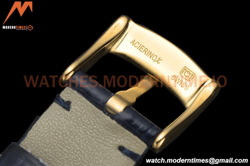 Omega - De Ville Prestige Ladies 32.7mm YG/LE Blue GDF MY8215