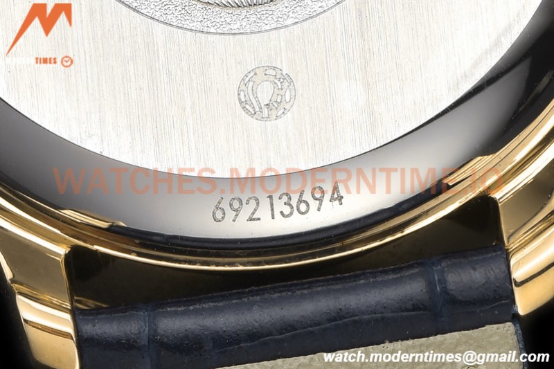 Omega - De Ville Prestige Ladies 32.7mm YG/LE Blue GDF MY8215