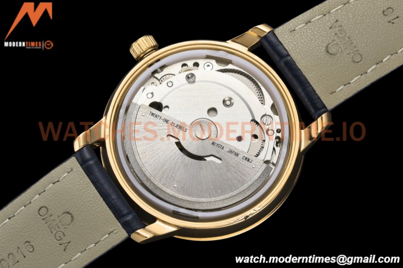 Omega - De Ville Prestige Ladies 32.7mm YG/LE Blue GDF MY8215