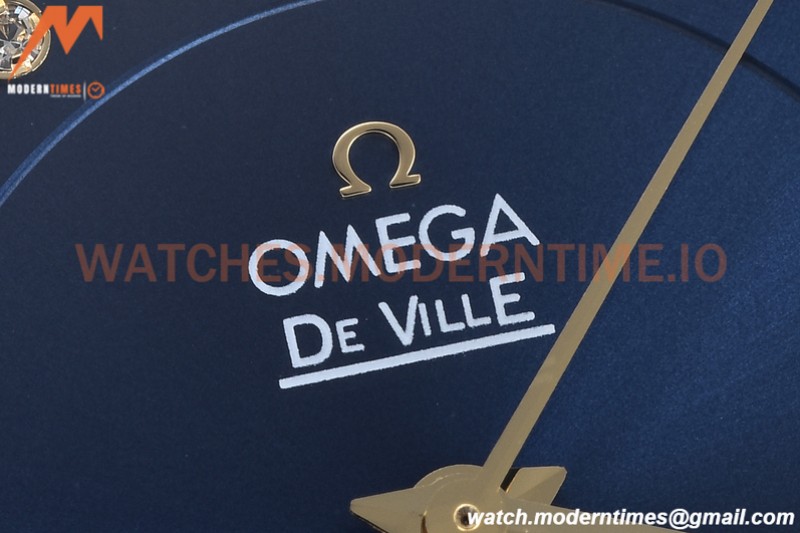 Omega - De Ville Prestige Ladies 32.7mm YG/LE Blue GDF MY8215