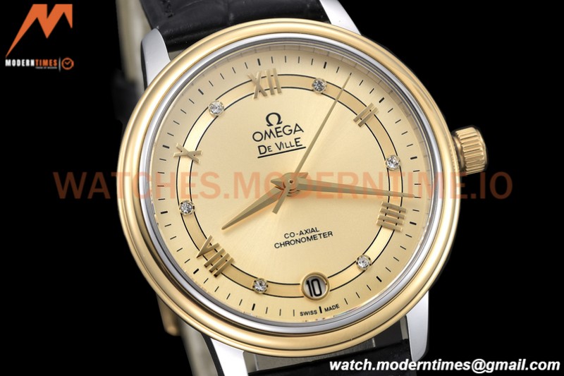 Omega - De Ville Prestige Ladies 32.7mm YG/LE Gold GDF MY8215