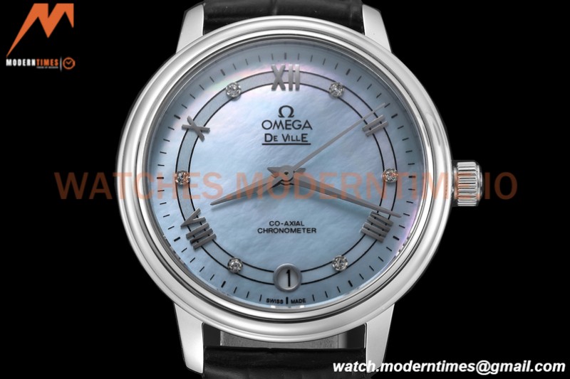 Omega - De Ville Prestige Ladies 32.7mm SS/LE Ice Blue GDF MY8215