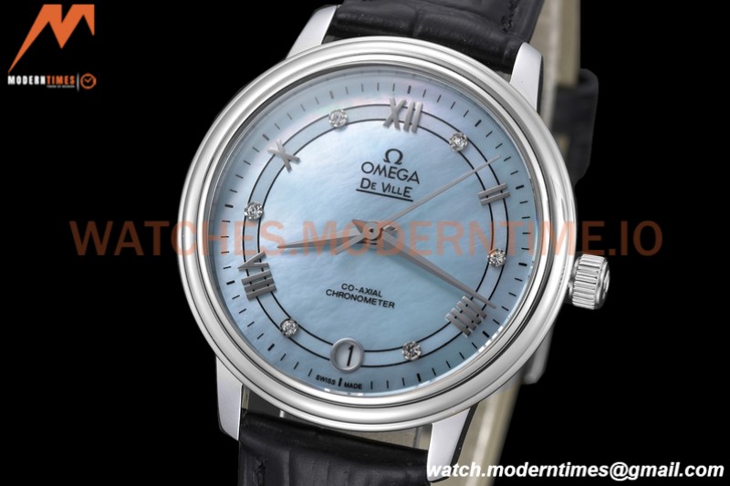 Omega - De Ville Prestige Ladies 32.7mm SS/LE Ice Blue GDF MY8215