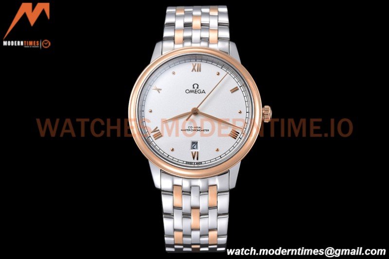 Omega - De Ville Prestige 40mm RG/SS White GDF MY8215