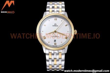 Omega - De Ville Prestige 40mm YG/SS White GDF MY8215