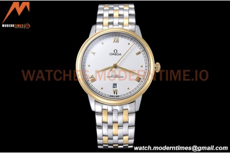 Omega - De Ville Prestige 40mm YG/SS White GDF MY8215