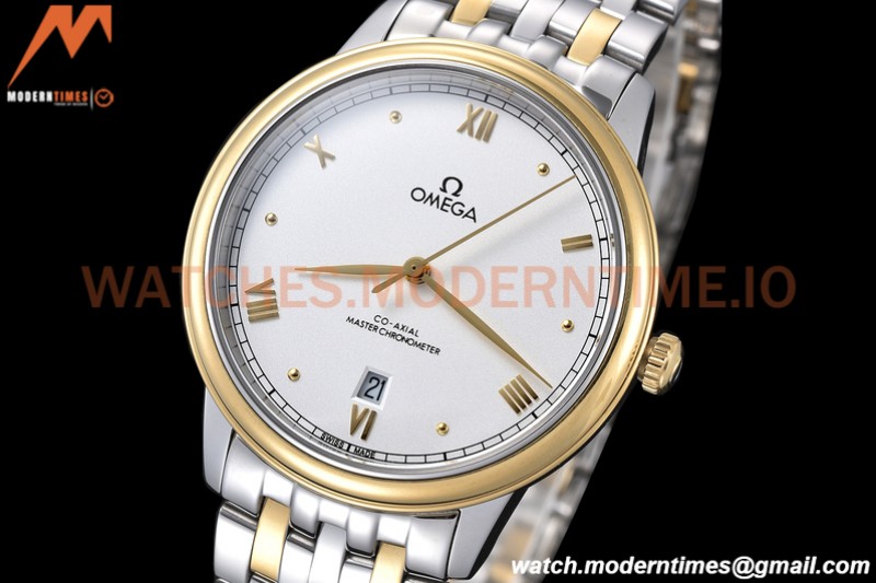 Omega - De Ville Prestige 40mm YG/SS White GDF MY8215